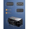 HOUSNAT Sandwich Maker, 3 in 1 Waffle Maker with Removable