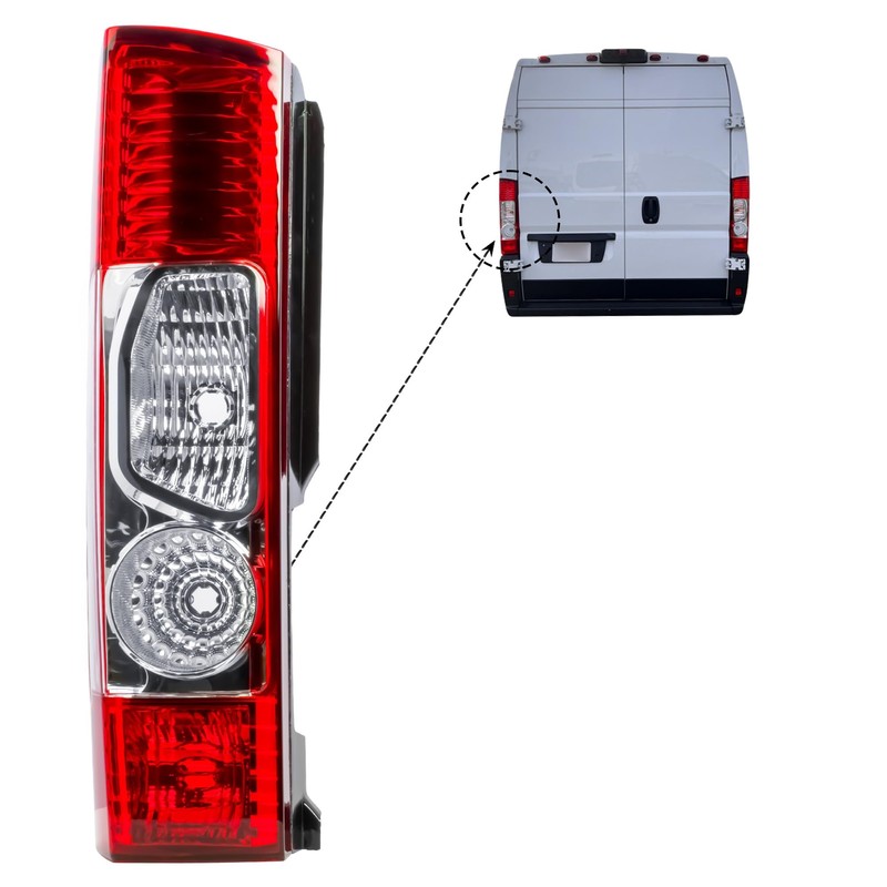 LONGLING Driver Left Side Tail Rear Lamp Light Without Circuit