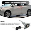 XQSMWF Left Driver Door Lock Cylinder 2 Keys Compatible with