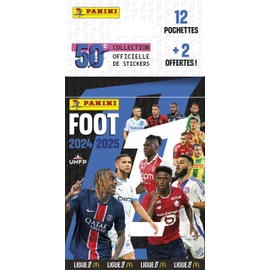 Panini 004842KBFGD14 Football 2024-2025 League 1 McDonald's Blister Pack with 12 Sleeves + 2 Free