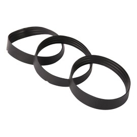 Sanitop-Wingenroth Seal Set for Odour Traps, PVC Wedge Seal, 3-Piece Set, Type 1 1/2 Inch, Seal Assortment for Siphons, PVC Soft, White, 256346