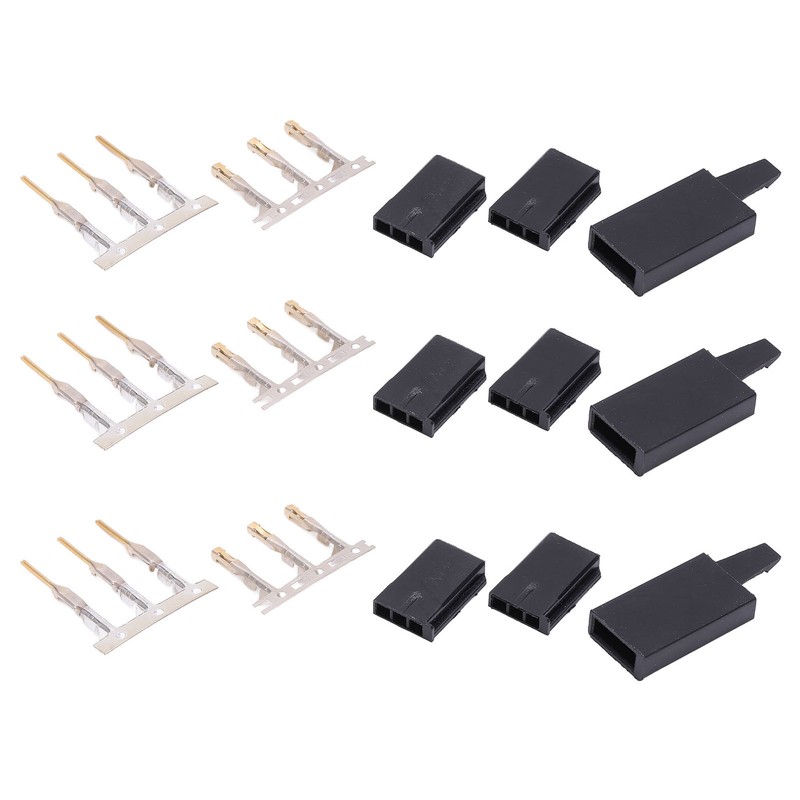 50PCS Servo Receiver Connector Plug with Lock and Male Female