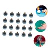 Mipcase 50pcs Leather Pool Cue Tips Screw Billiard Cue Tips