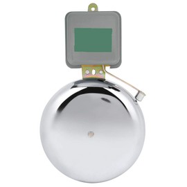 Electric School Bell,Electric Bell Non‑Sparking External Beat Type Stainless Steel School Bells 150mm AC220V, Loud Electric School Factory Warehouse Break Alarm Bell