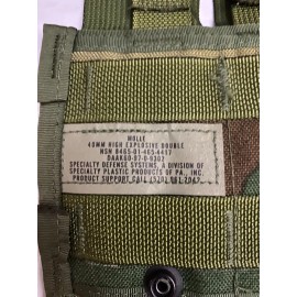 Genuine U.S. Military Issue MOLLE Woodland Camo 40 Double