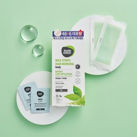 Body Nature Wax Strips Matcha Tea Bonus Pack (for body) / 바디네이처 왁스스트립 마차티 보너스팩(바디용)