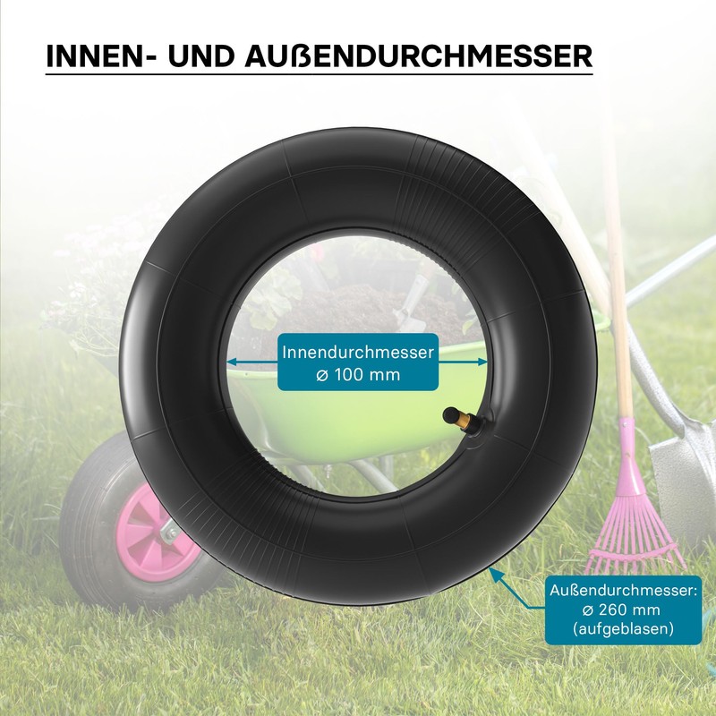 Standard Inner Tube for Wheelbarrow Size 3.00/3.50-4 TR87