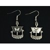 Miniblings Wikinger Schiff Ohrringe Hänger Wikinger Boot Schiff silber -