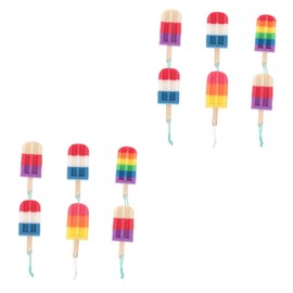 Mobestech 12pcs Exfoliating Bath Sponge Cream Shaped Body Scrubber for Deep Cleaning and Dead Skin Removal for Men and Women Showers Random Color