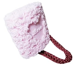 3 Pc Gift Boxed Set - Roses Soap on a Rope - Fresh Cut Rose Scent Shea Butter Goat Milk Soap