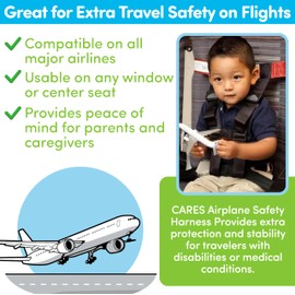 Child Airplane Travel Harness - Cares Safety Restraint System - The Only FAA Approved Child Flying Safety Device