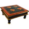Guru-Shop Painted Small Table, Mini Table, Flower Bench - Water