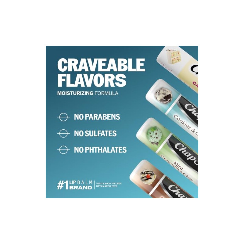 ChapStick- Paquete de cuidado de labios bálsamo labial Ice Cream