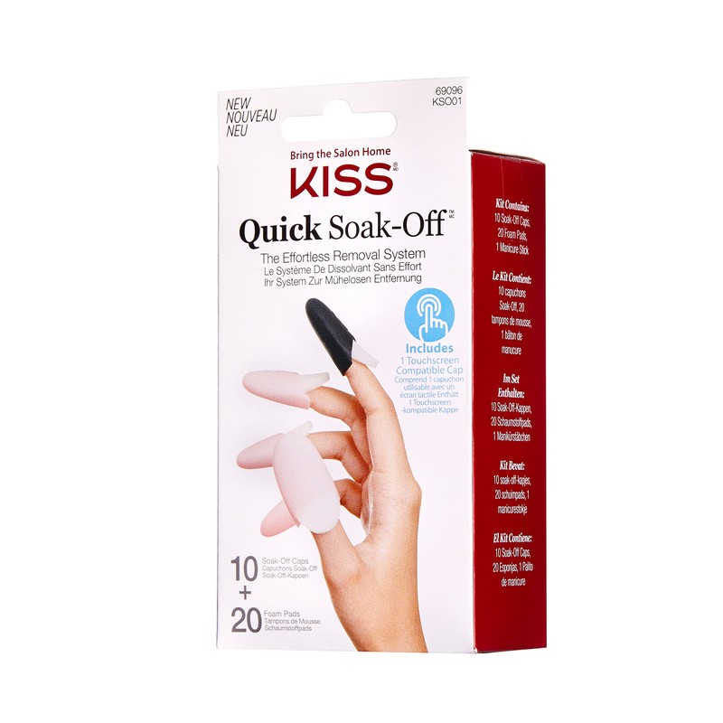 KISS Soak Off Remover Caps
