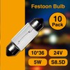 Rafeal Auto 24V 5W 10 Pack Sv8.5-8 T3.25 Halogen Festoon