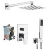 Heable Shower System with High Pressure Rainfall Shower Head, Handheld