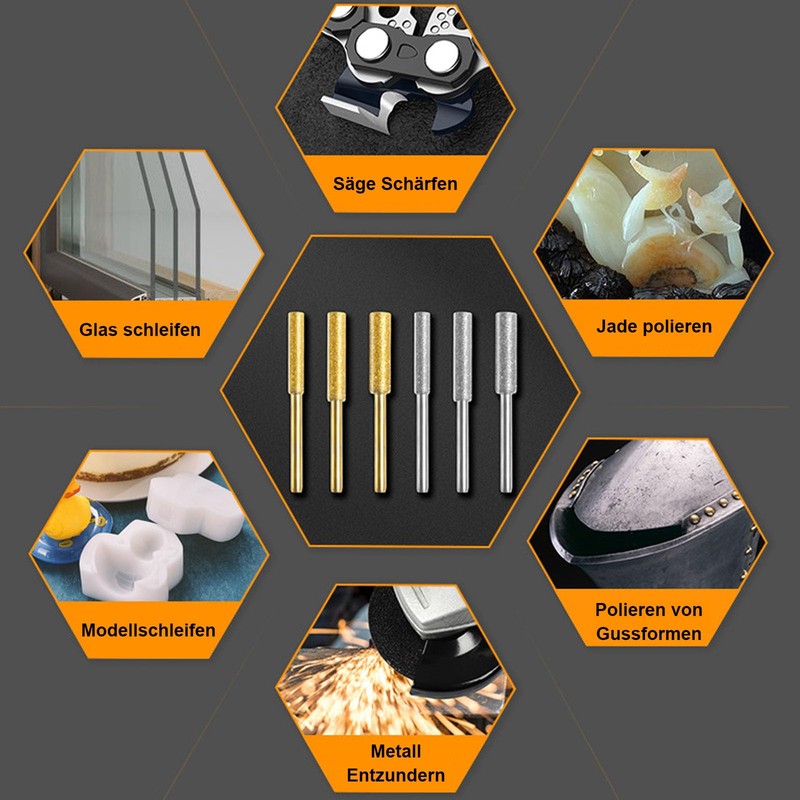 Diamond Chainsaw Sharpener, 30 Pieces Chainsaw Sharpener, Diamond Chainsaw Sharpener,