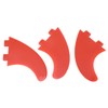 3Pcs Surfboard Fins Glass Fiber Thruster Fin Sets Surf Accessories