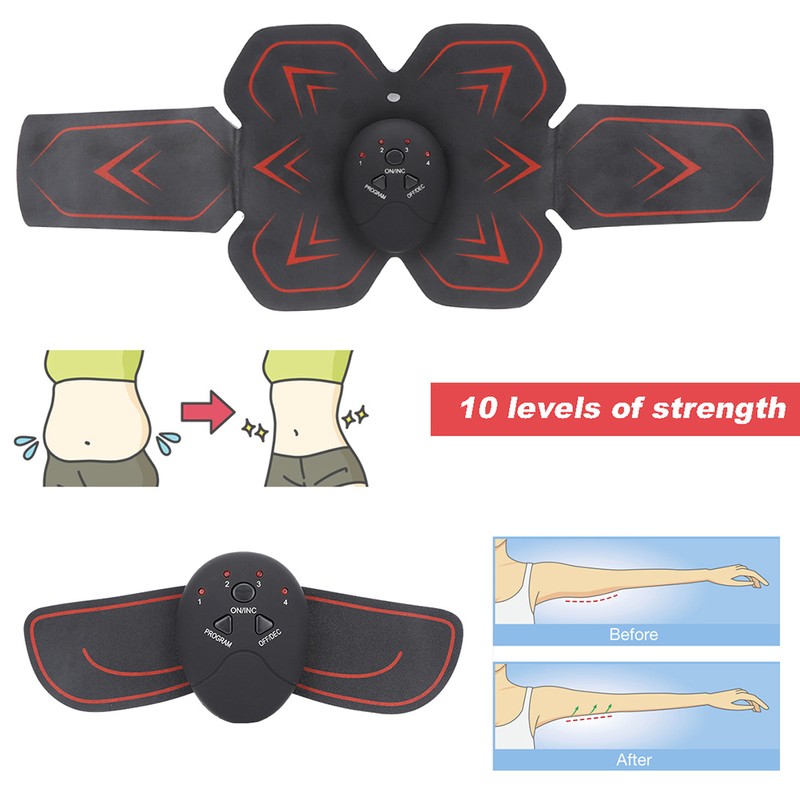 Intelligent Ems Waist Abdomen Massage Sticks Muscles Pad Fitness Instrument