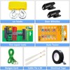 AUTODECO 105 PCS Roadside Car Emergency Assistance Kit with Portable