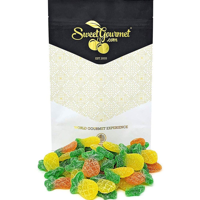 SweetGourmet Gummi Sour Pineapples | Fruity Sour Gummy Candy |
