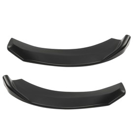 DOTCOM Universal Front Bumper Lip Splitter Diffuser Winglet Type-2 Aero Polypropylene Black