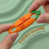 Car Door Latch Lock Covers, Cute Carrot Shape Silicone Shock