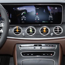 ZOSTLAND Rhinestone Car Decorative Clip,Car Air Fresheners,Metal Vent Clip,Bling Auto Air Vent,Personalized Automotive Interior Decoration Accessories,Auto Decor Gift for Women,Men (5Pcs Animal)