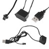 X AUTOHAUX 5 Meter/16ft Interior USB Neon EL Wire String
