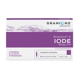 Granions 30 Phials of Iodin