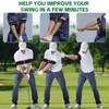 Golf Swing Training Aid, Elastic Swing Correcting Arm Trainer Band,
