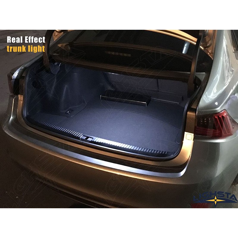 LIGHSTA 16PCS Super Bright White LED Interior Light Kit Package