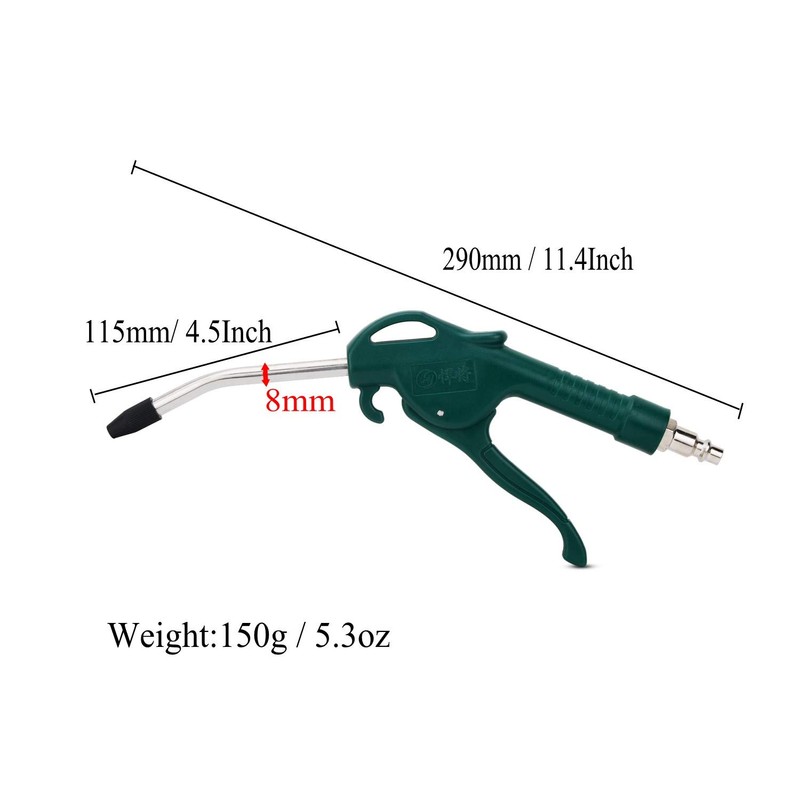 Compressed Air Guns Blow Gun 120 mm Suitable for Compressors