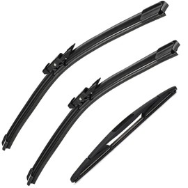 Wenyant 20"/20"/12" Windshield Wipers Compatible with Ford Escape 2012-2008 Front and Rear Wiper Blades for My Car Original Equipment Automotive Replacement (Set of 3)