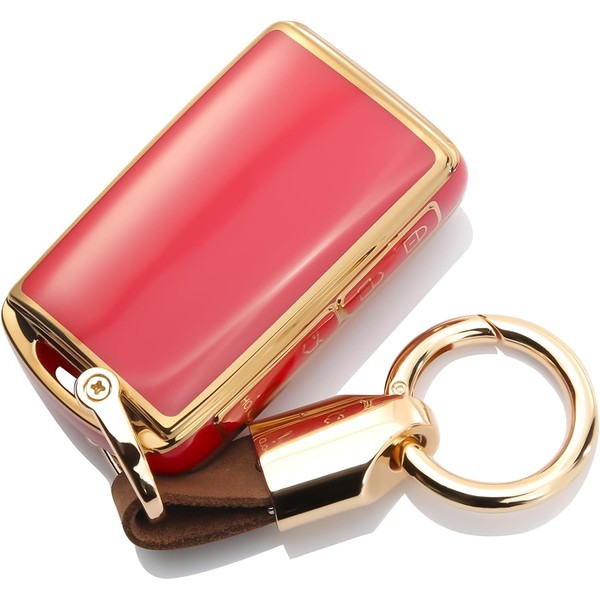 HEJMIN for Mazda Key Fob Cover TPU 4 Buttons Key