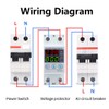 SVP‑916 100‑130VAC Adjustable Over and Under Voltage Protector Delay Reset