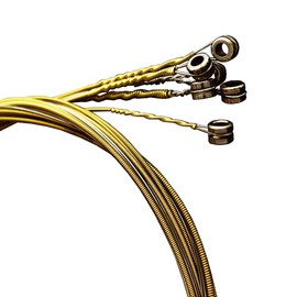 Acoustic Guitar String 3 Full Set with 1 Piece Guitar Capo and 1 Piece Guitar String Instrument Tool and 10 Pieces Guitar Pick