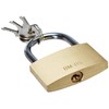 Mannesmann Brass Padlock Set (3 Pieces)