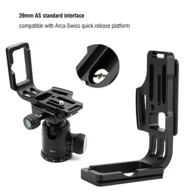 Quick Release L Bracket, Integrated Hollowed-Out Quick Release QR L-Shaped Camera Bracket Vertical Grip for D800/D810/D800E