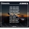 Rexka 20 Sets Rocker Panel Molding Screw Grommet Kit for