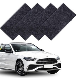 SMTelegance Nano Tücher 4 Stück Nano Sparkle Tuch Auto Kratzer Original Nano Sparkle Tuch Nano Sparkle Tuch Erfahrungen für Auto Kratzer Entfernen Reparatur Lackpflege Autoreinigung (Grau)