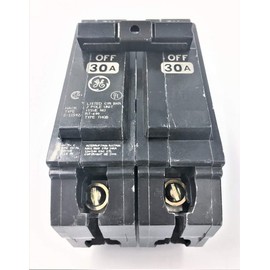 General Electric THQB2130 Circuit Breaker 1/pkg 30A 120/240V 2P, Color