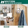 MIVITOOM Over Door Hanger with 5 Hooks, Door Hooks 32