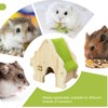 Wooden Hamster Platform and Dwarf Hamster House, Cute Syrian Tiny