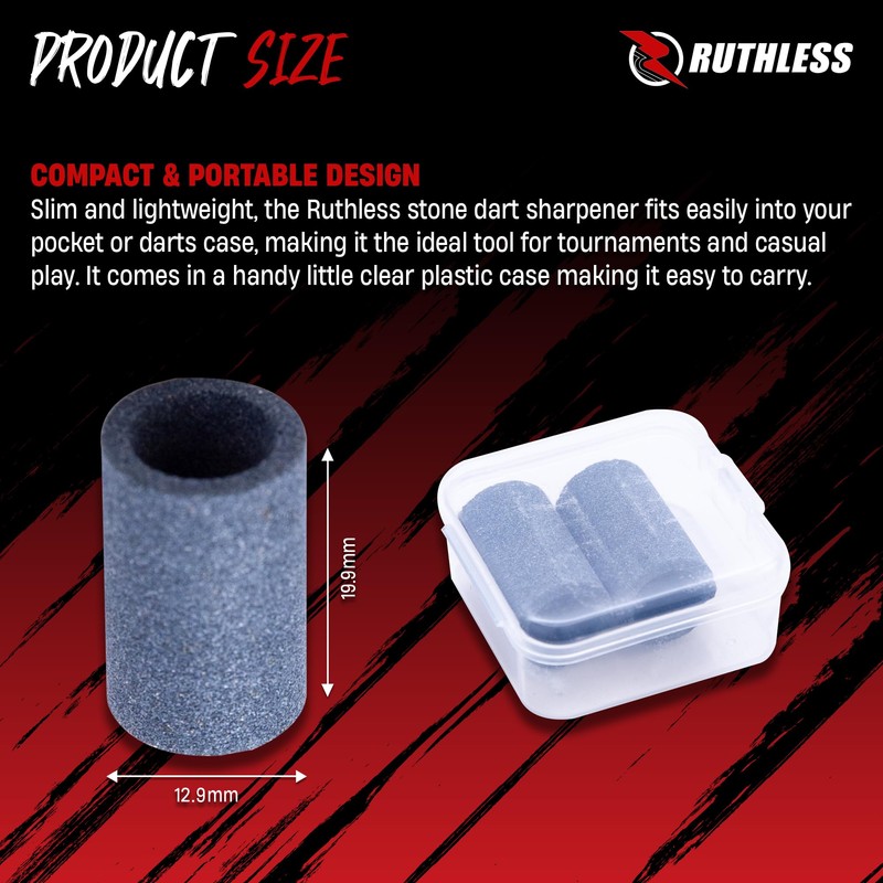 RUTHLESS | Round Point Sharpener | Round Stone | 2