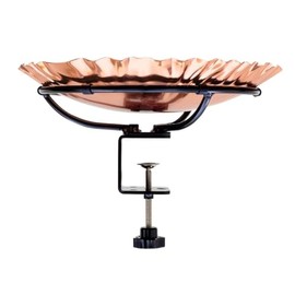 Wingscapes Deck Mount Copper Bird Bath