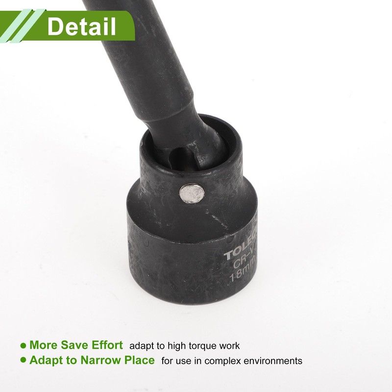 HOPESPANNER Universal 200mm Impact Socket Durable Hardware Tool CR-V 1