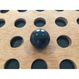 Unbranded Vintage | "Abalone" | White Print on Black Marble