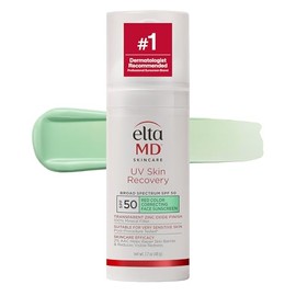 EltaMD UV Skin Recovery 100% Mineral Sunscreen, SPF 50, Redness Correcting Face Sunscreen, Safe for Sensitive Skin