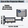Universal Projector Mount Adjustable Projector Wall Mount Foldable Arm Wall
